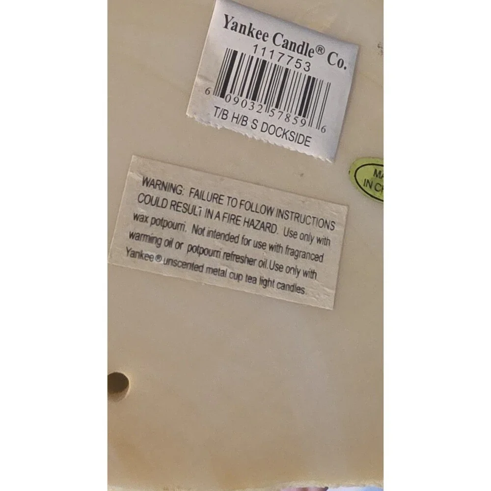 Yankee Candle Coastal Nautical Tea Light Candle Holder